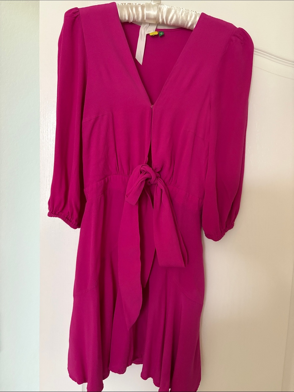 Farm Rio Tie front mini dress